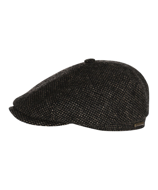 6-Panel Cap Wool | Zwart
