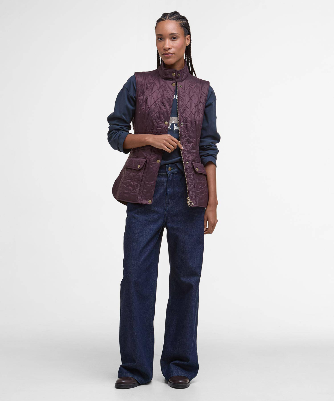 Barbour Ladies Wray Quilted Gilet | Pink