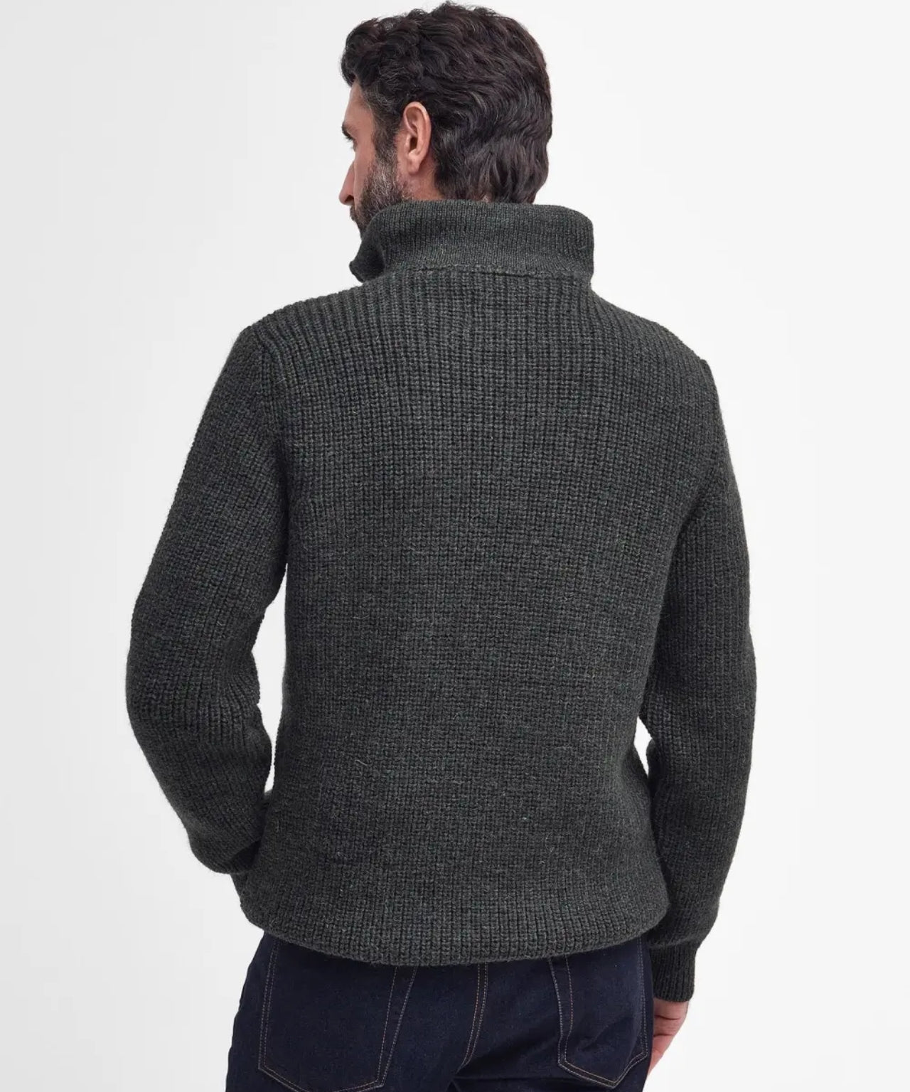 Pull New Tyne Half Zip | Olive