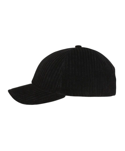 Baseball Corduroy Jersey | Zwart
