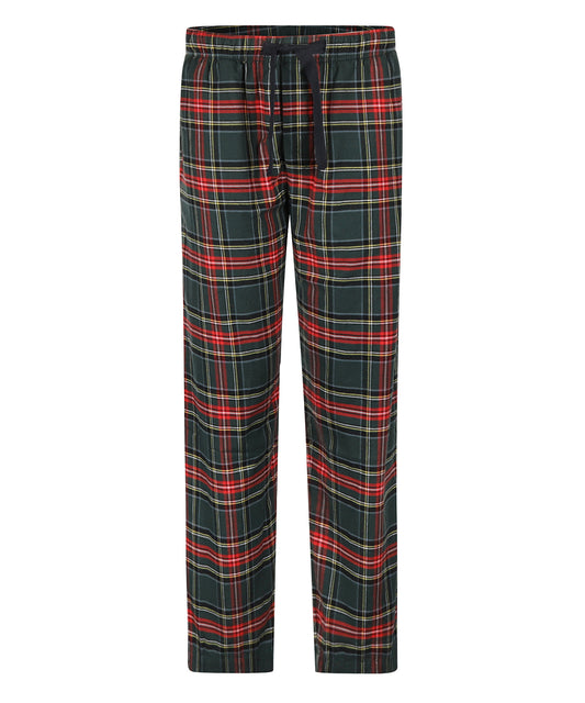 Pyjama  broek flannel | Groen Rood Tartan