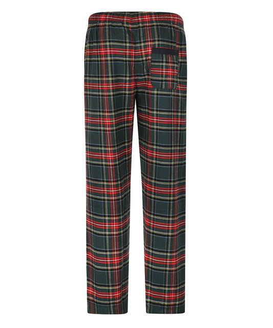 Pyjama  broek flannel | Groen Rood Tartan