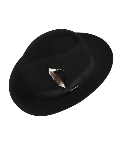 Fedora Wool Felt | Zwart