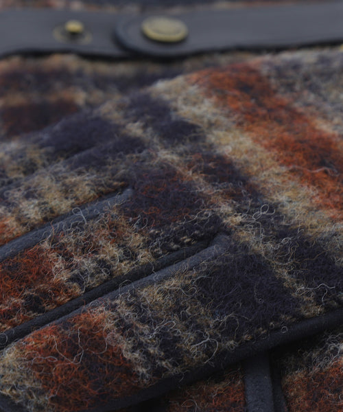 Stetson Gloves Goat Suede/Wool | Navy