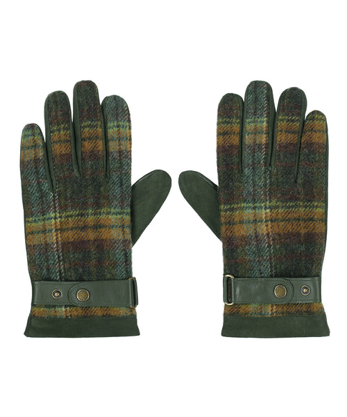 Stetson Gloves Goat Suede/Wool | Olijf Groen