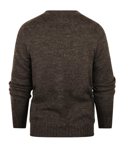 Harley of Scotland Crew Neck Sweater | Gray
