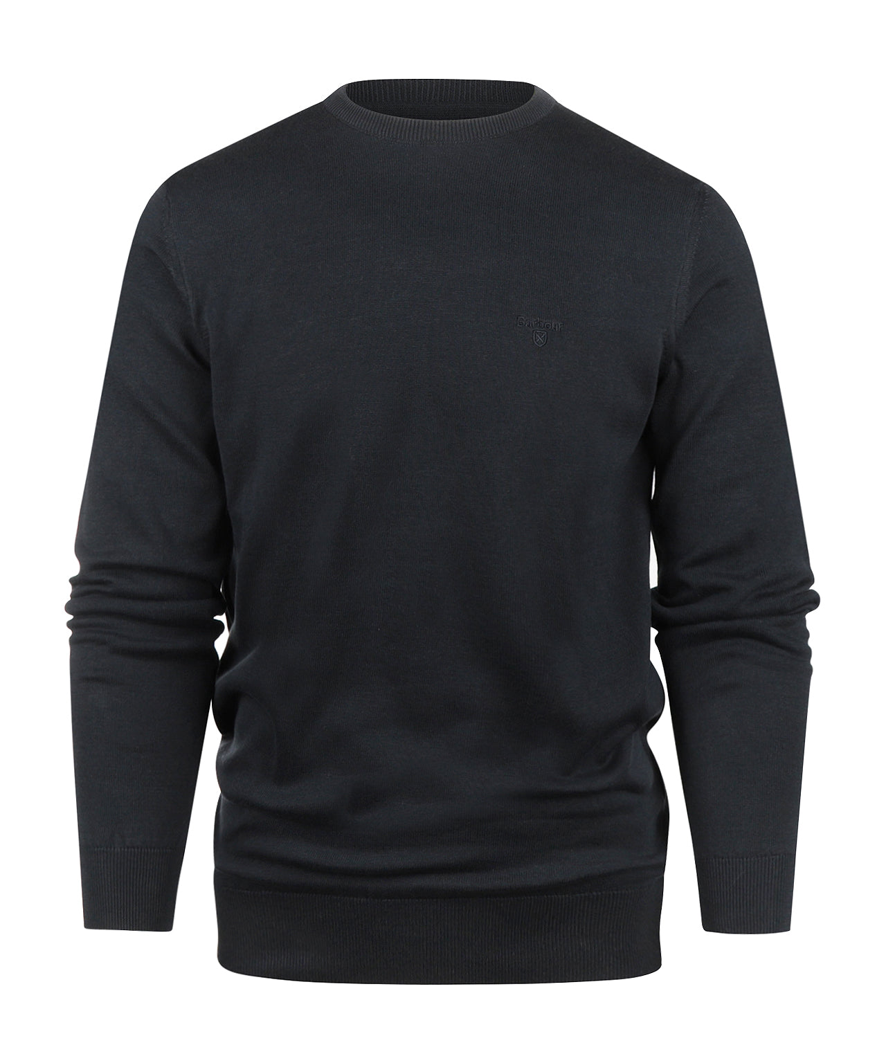 Barbour Pima Cotton Crew Neck | Navy Blue