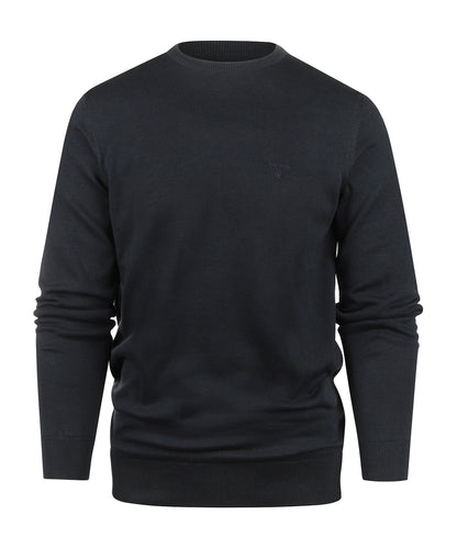 Barbour Pima Cotton Crew Neck | Navy Blue