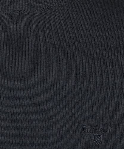 Barbour Pima Cotton Crew Neck | Navy Blue