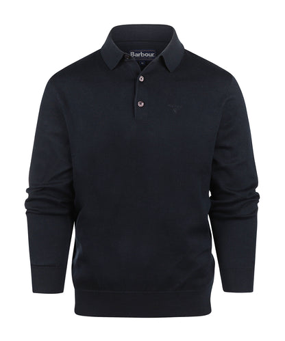 Pima Cotton Knitted Polo | Navy