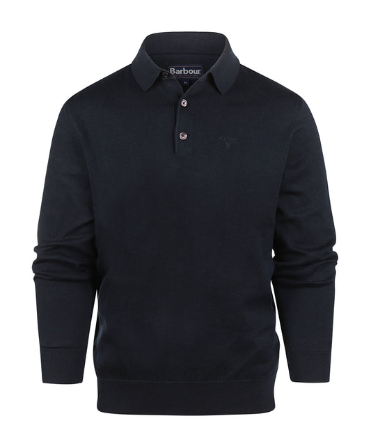 Pima Cotton Knitted Polo | Navy