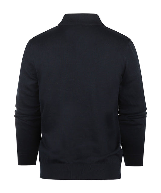 Pima Cotton Knitted Polo | Navy