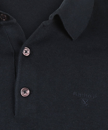 Pima Cotton Knitted Polo | Navy