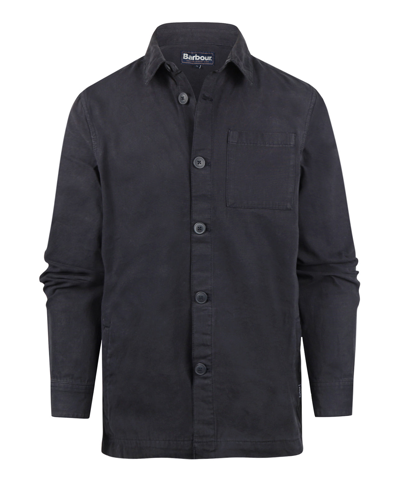 Regular Washed Overshirt | Navy