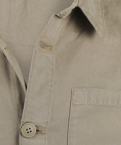 Regular Washed Overshirt | Smokey Olive