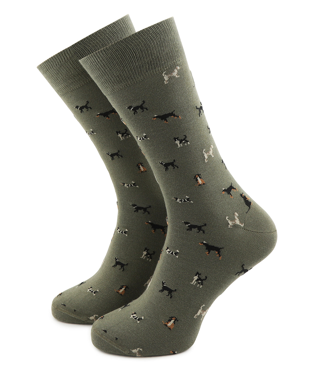 Mavin Socks | Mid Olive Dog