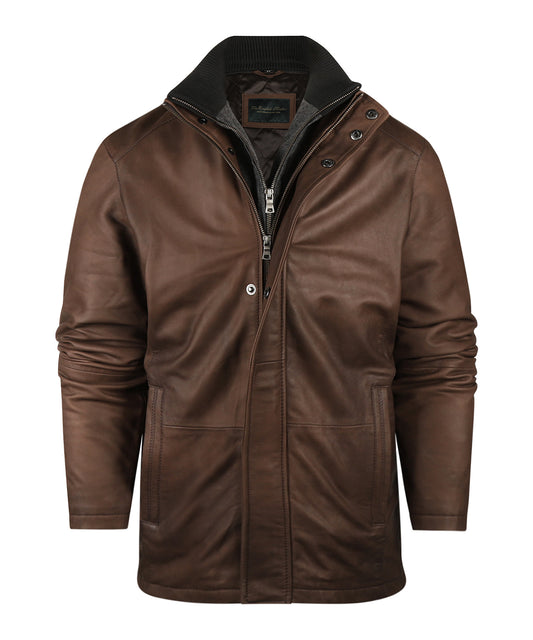 Leren Jack | Bruin