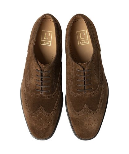 Oxford Broque G | Brown Suede