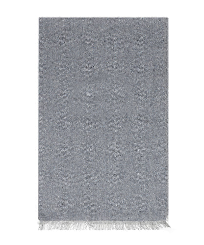 Zijden sjaal | Blauw Grijs