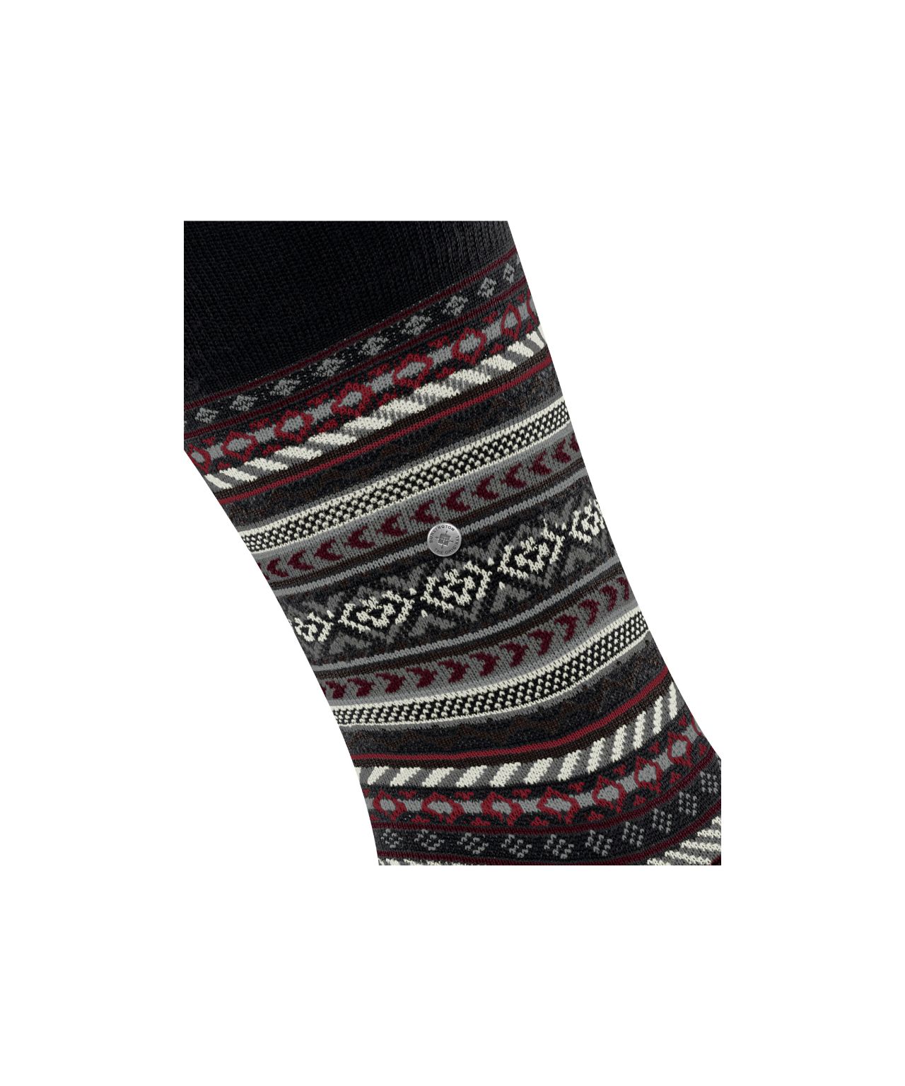 Fairisle Sok | Black design Fair Isle