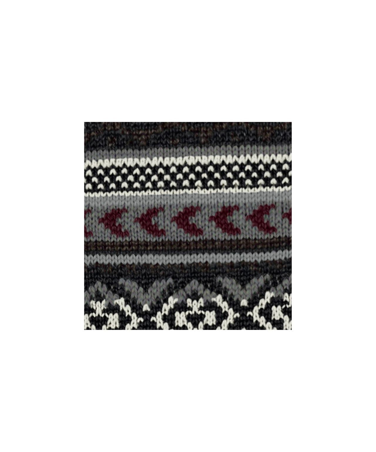 Fairisle Sok | Black design Fair Isle
