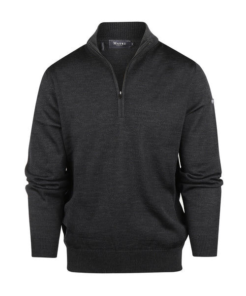 Maerz Half Zip Pullover | Charcoal