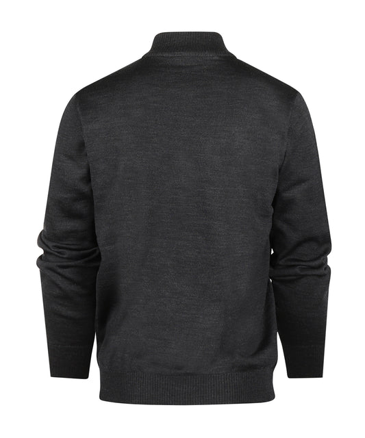 Rits Pullover | Donkergrijs