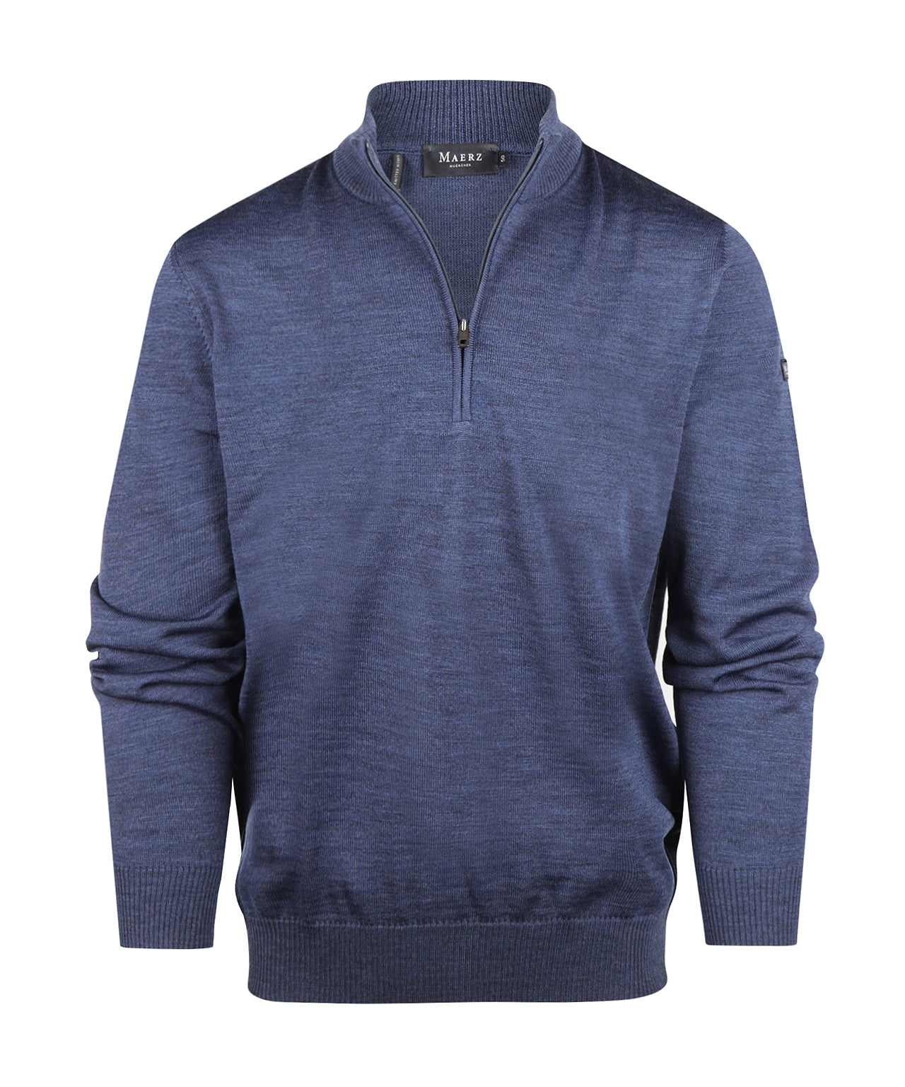 Maerz Half Zip Pullover | Blue