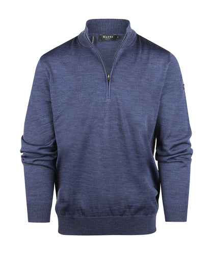 Maerz Half Zip Pullover | Blue