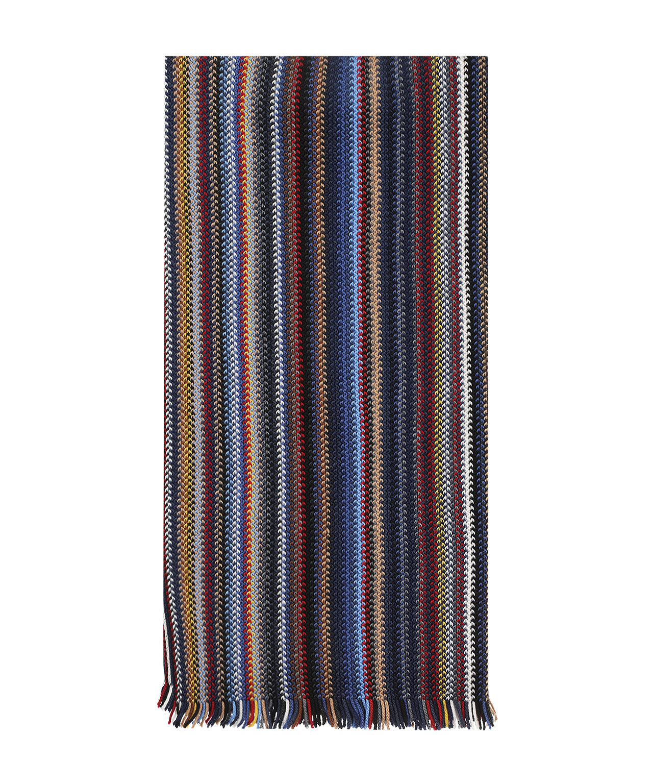 Sjaal gebreid 40X180 | Geel Multi