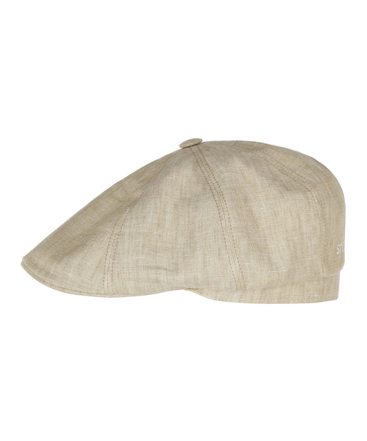 8-Panel Cap Linnen | Beige