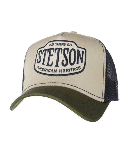 Trucker Cap Western Patch | Olive/Offwhite