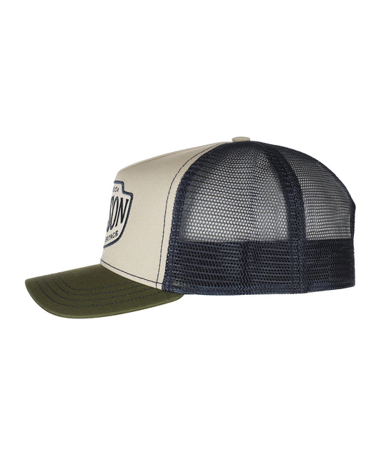Trucker Cap Western Patch | Olive/Offwhite