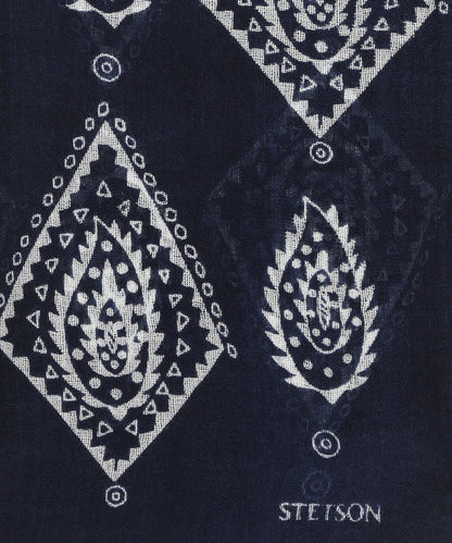 Scarf Summer Abstract Paisley | Navy design