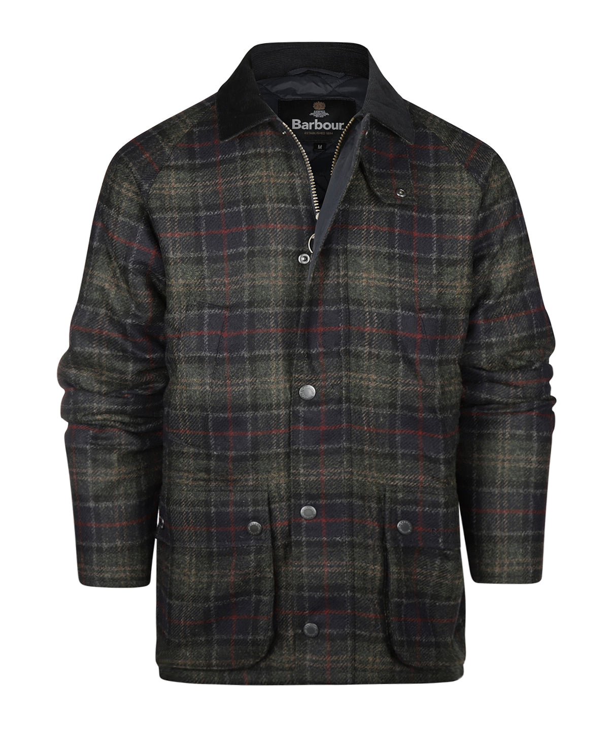 Tartan Bedale Wool Jacket | Blue Green Tartan