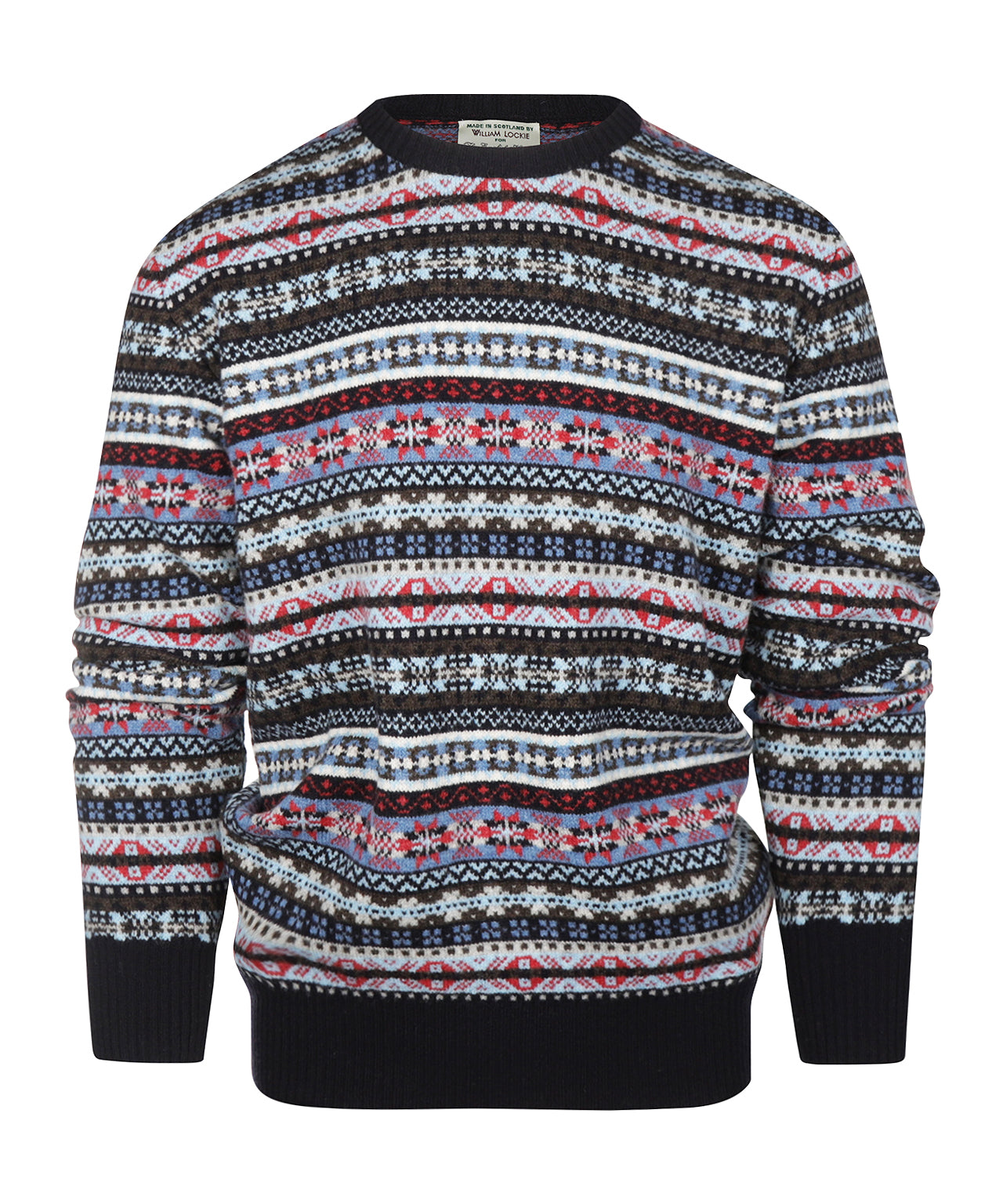Fairisle Ronde Hals | Navy