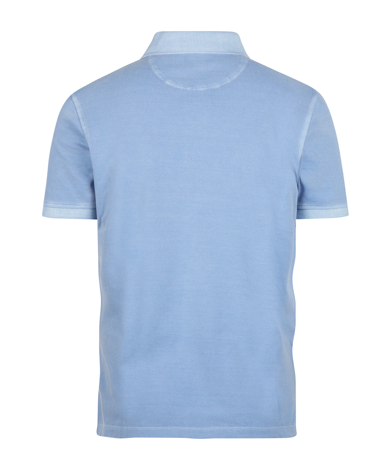 Polo Korte Mouw Garment Dyed | Lichtblauw