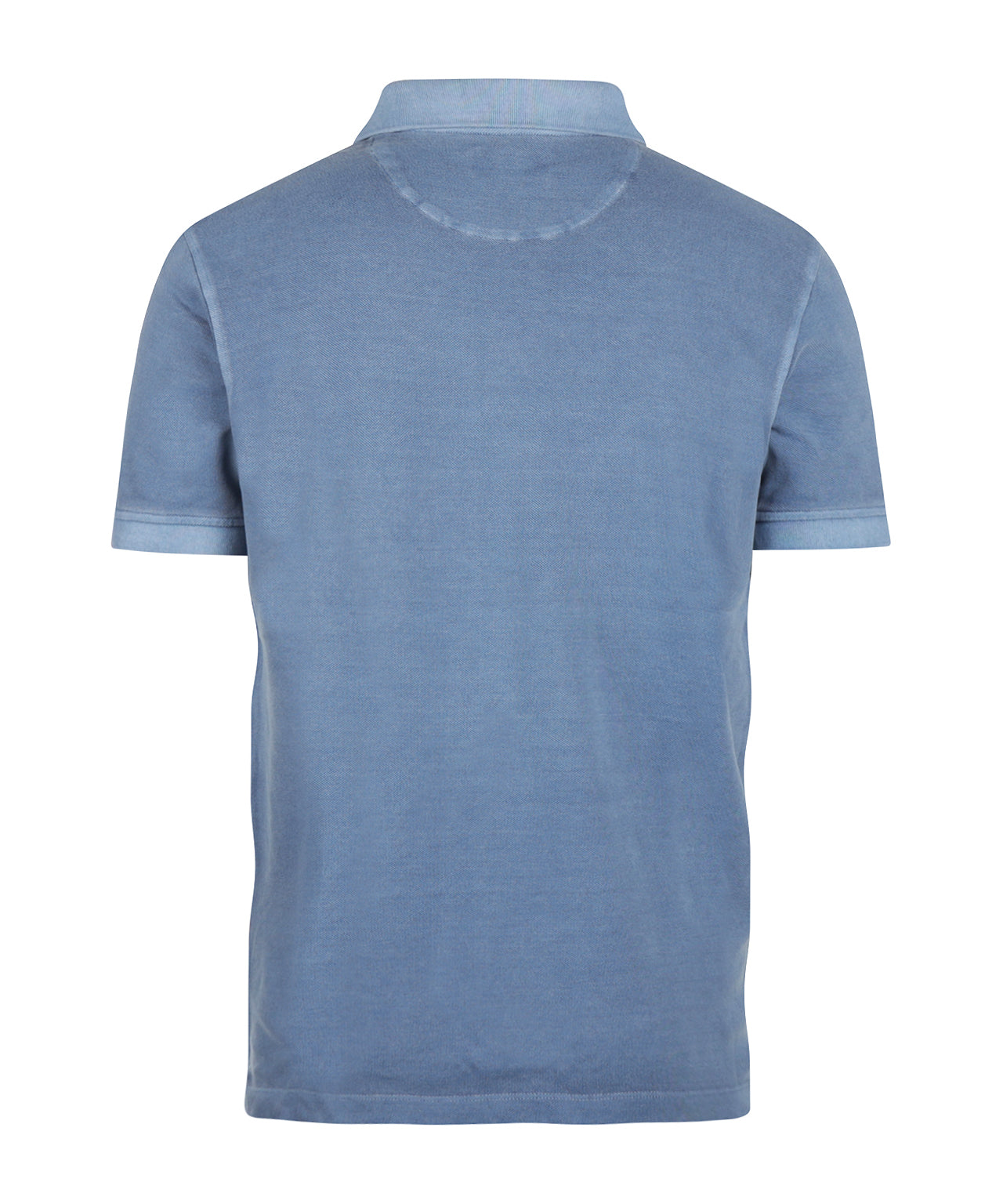 Polo Korte Mouw Garment Dyed | Grijsblauw