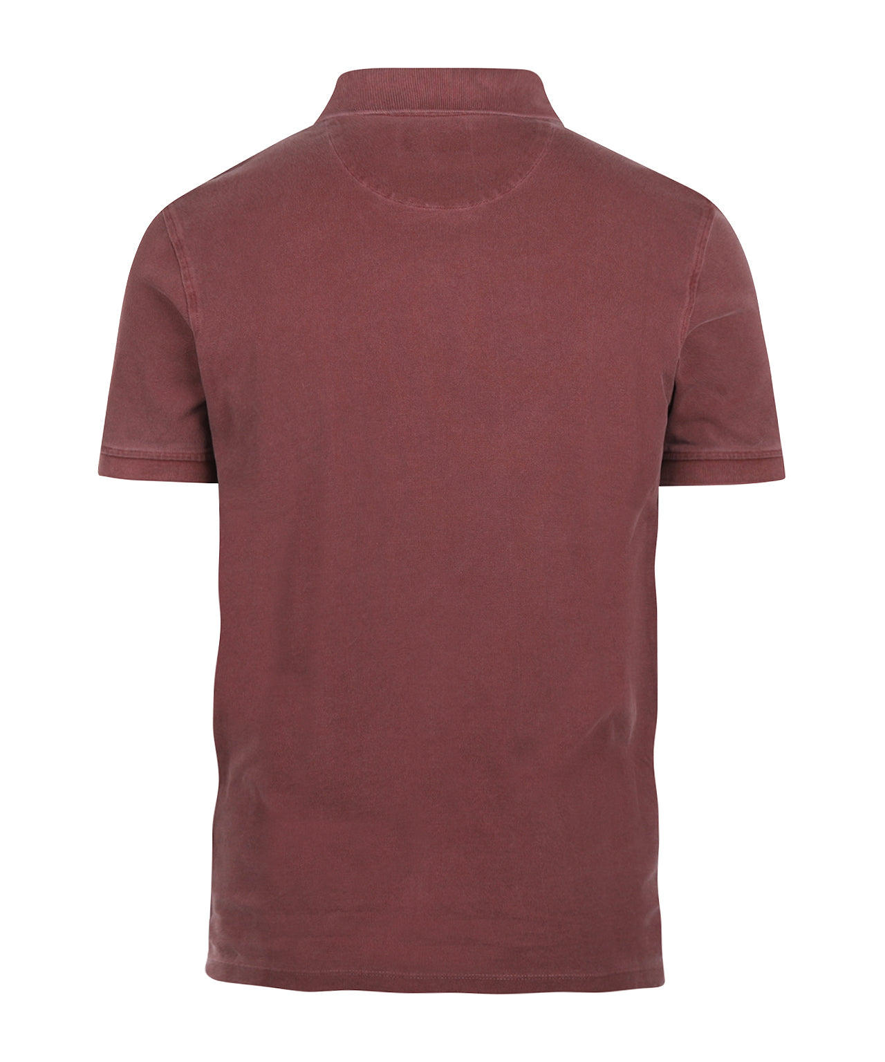 Polo Korte Mouw Garment Dyed | Bordeaux
