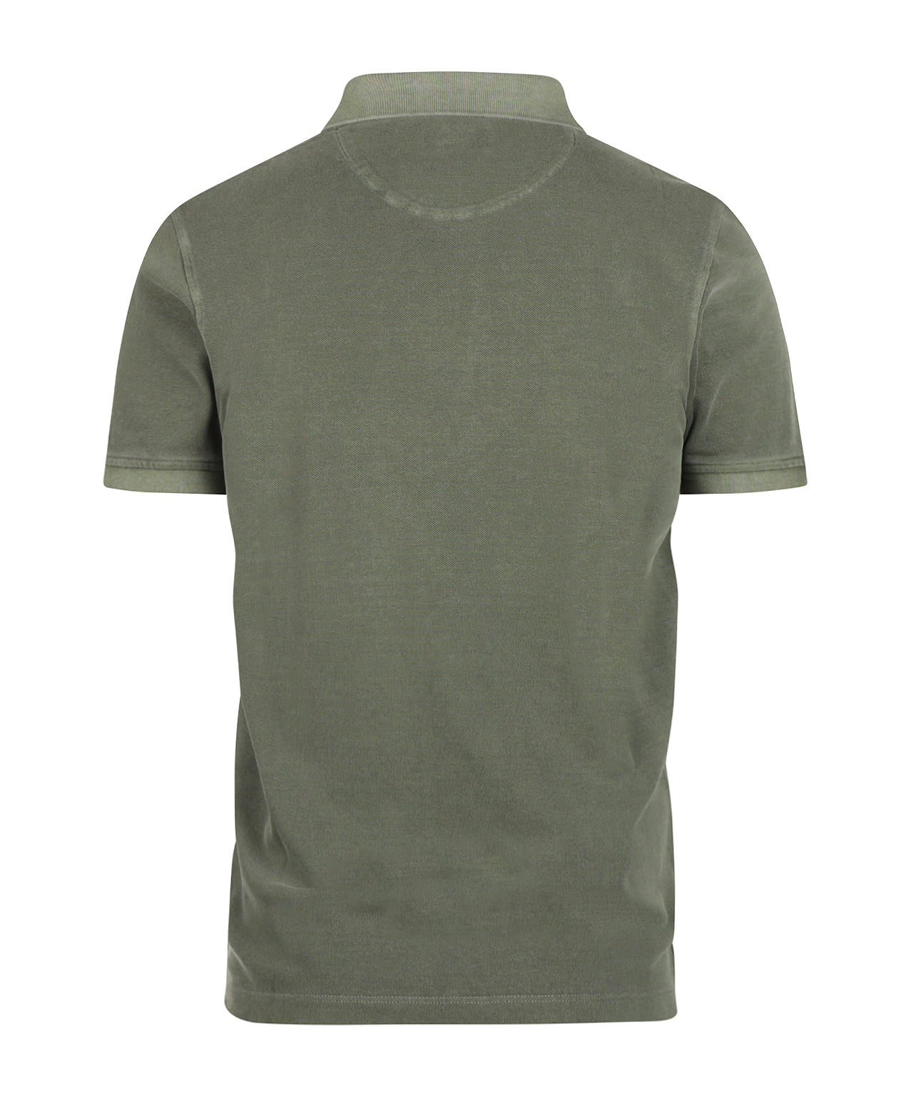 Polo Korte Mouw Garment Dyed | Olive