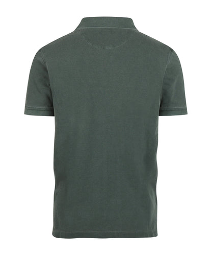 Polo Korte Mouw Garment Dyed | Donkergroen