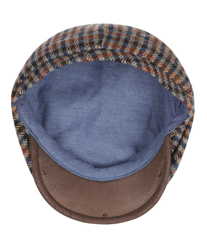 Ballon Cap 100% Wol | Blauw Multi