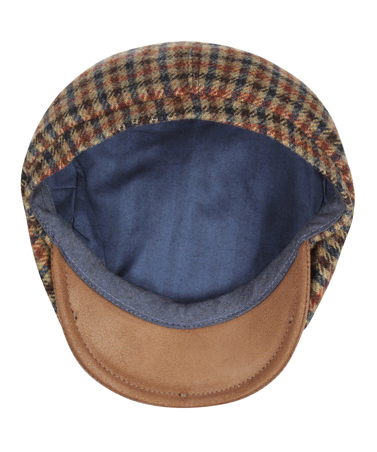 Ballon Cap 100% Wol | Bruin Multi