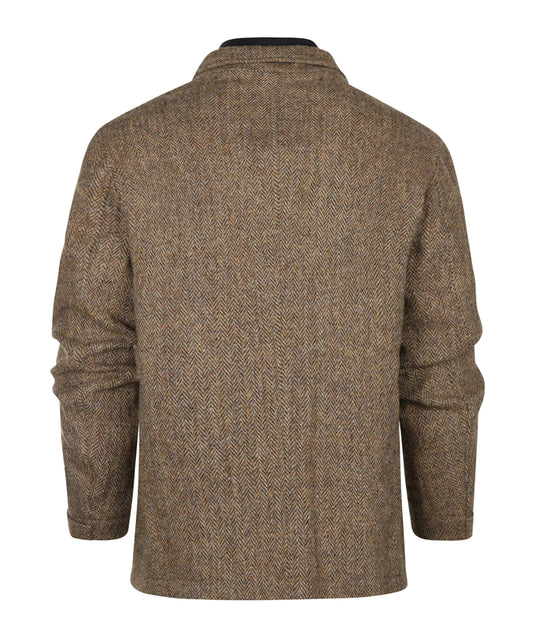 Harris Tweed Stanford Field Jacket | Bruin Visgraat