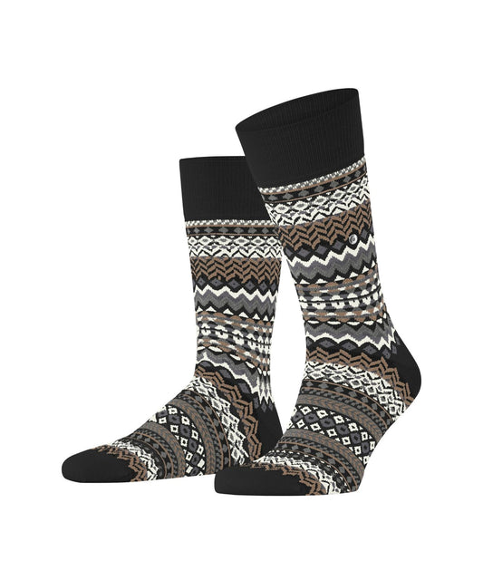 Sokken Fair Isle | Black