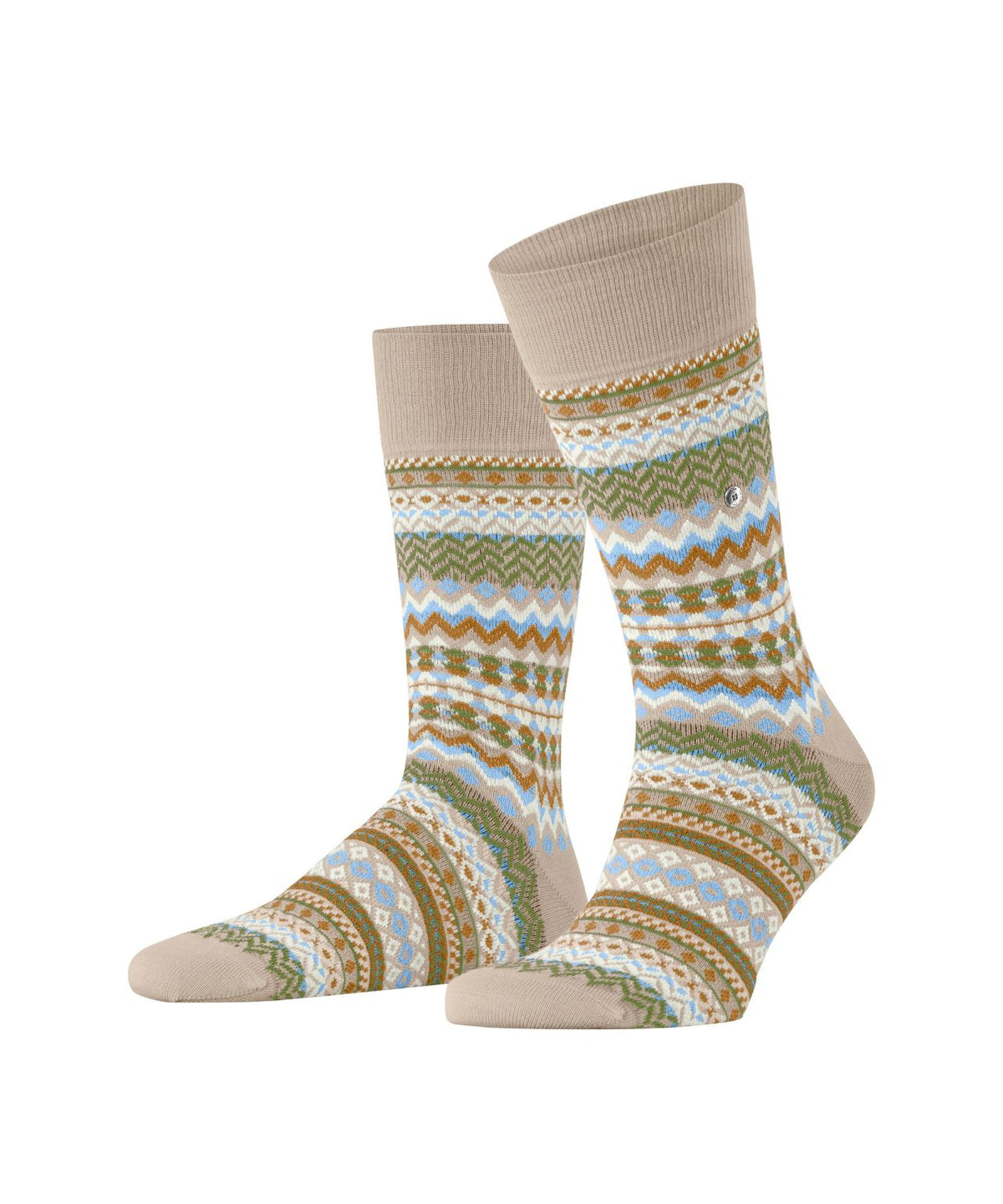 Sokken Fair Isle | Cafe Latte