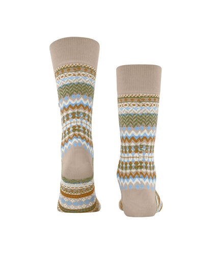 Sokken Fair Isle | Cafe Latte