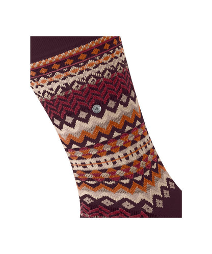Sokken Fair Isle | Claret