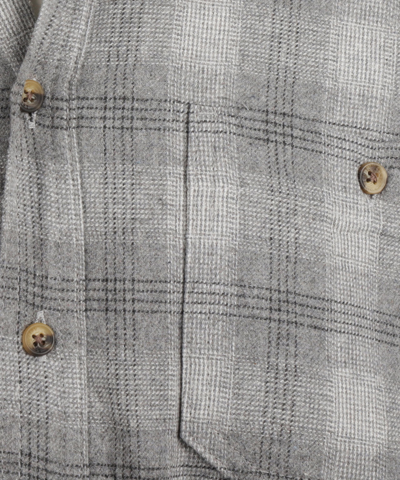 Flannel Fleece Lined Shirt | Mountain Grey Plaid
