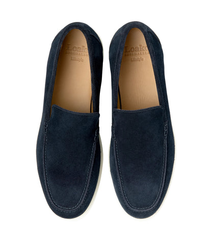 Tuscany Apron Loafer Suede | Navy